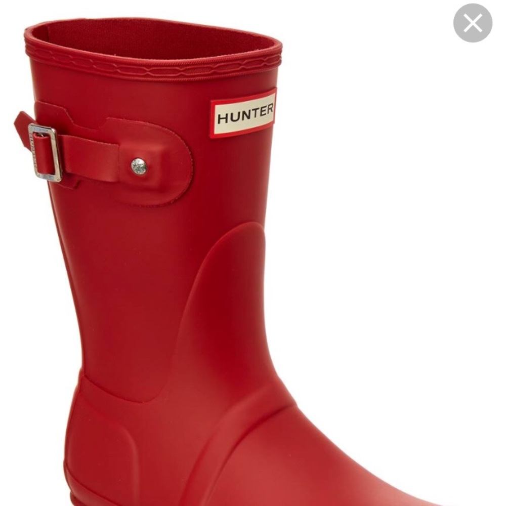 Matte Red Hunter Boots